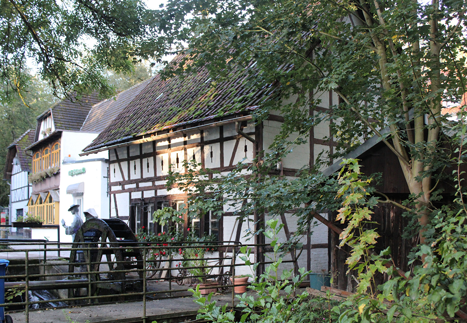Das Mühlrad der Pfarrmühle