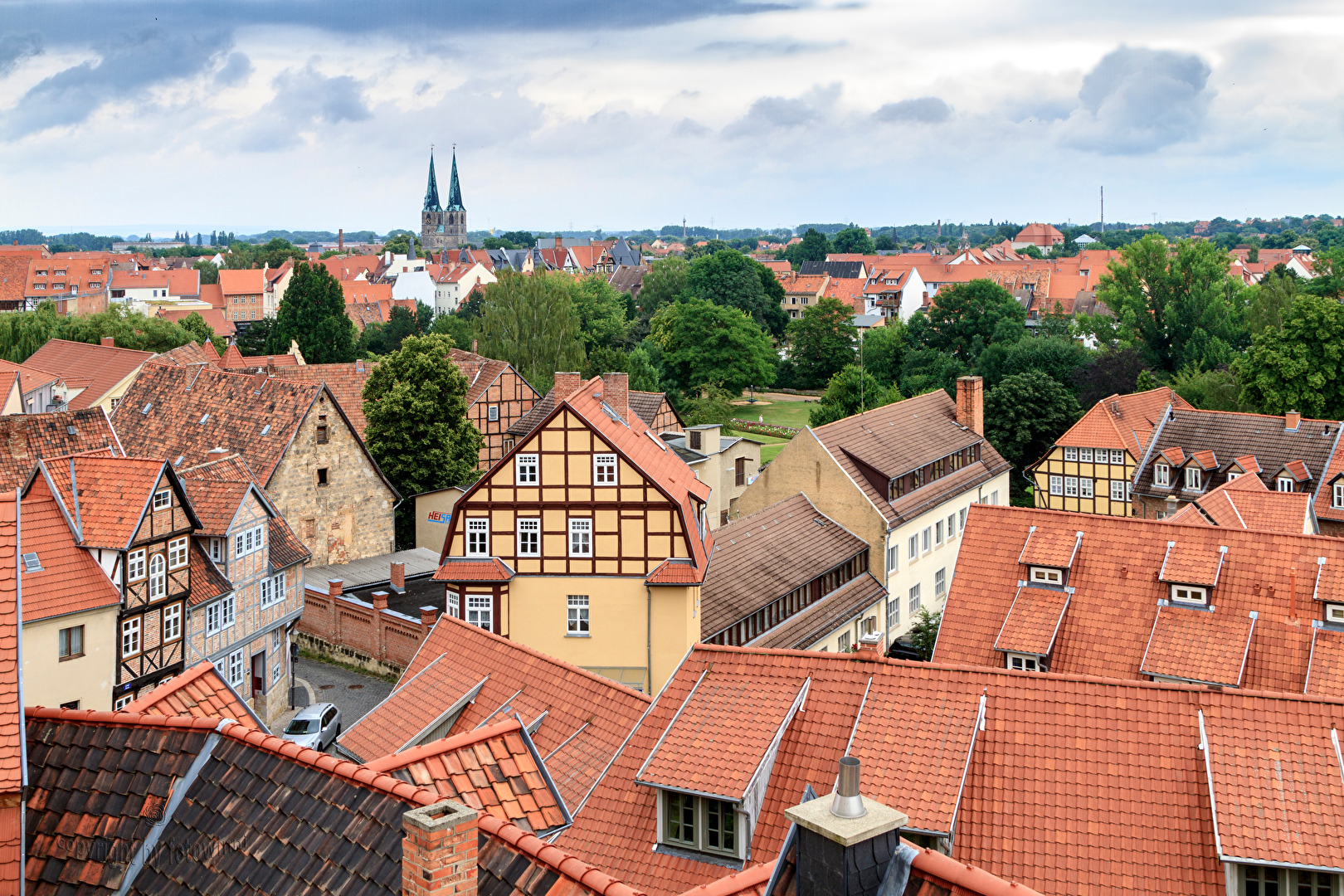 Blick über Quedlinburg