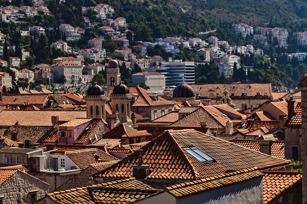 Blick über die Dächer von Dubrovnik