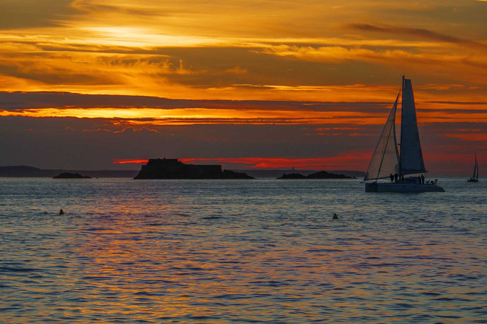 Wenn in Saint Malo die Sonne untergeht