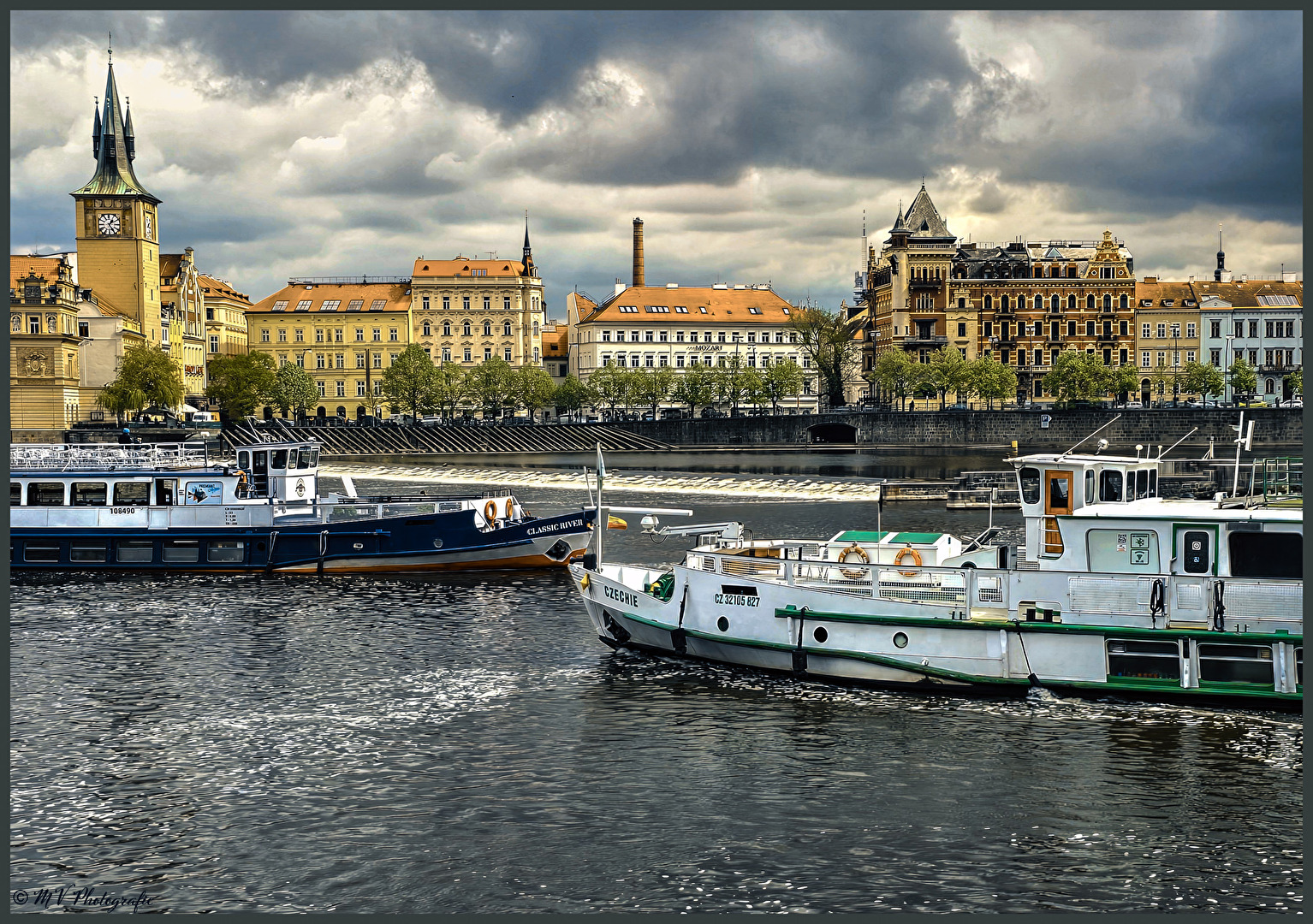 Begenung auf der Moldau