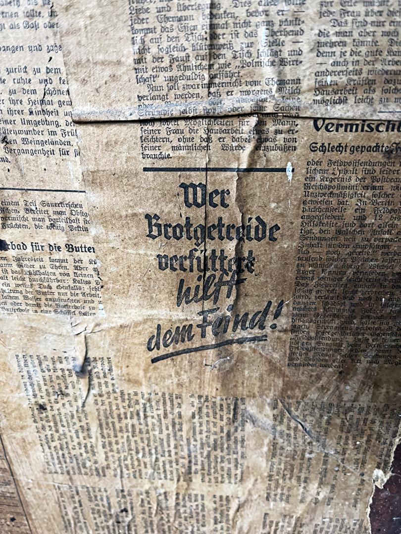 #Frieden / Zeitdokument aus Kriegszeiten