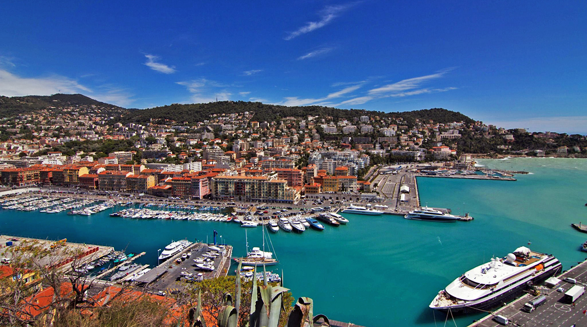 Port Lympia in Nizza, Frankreich