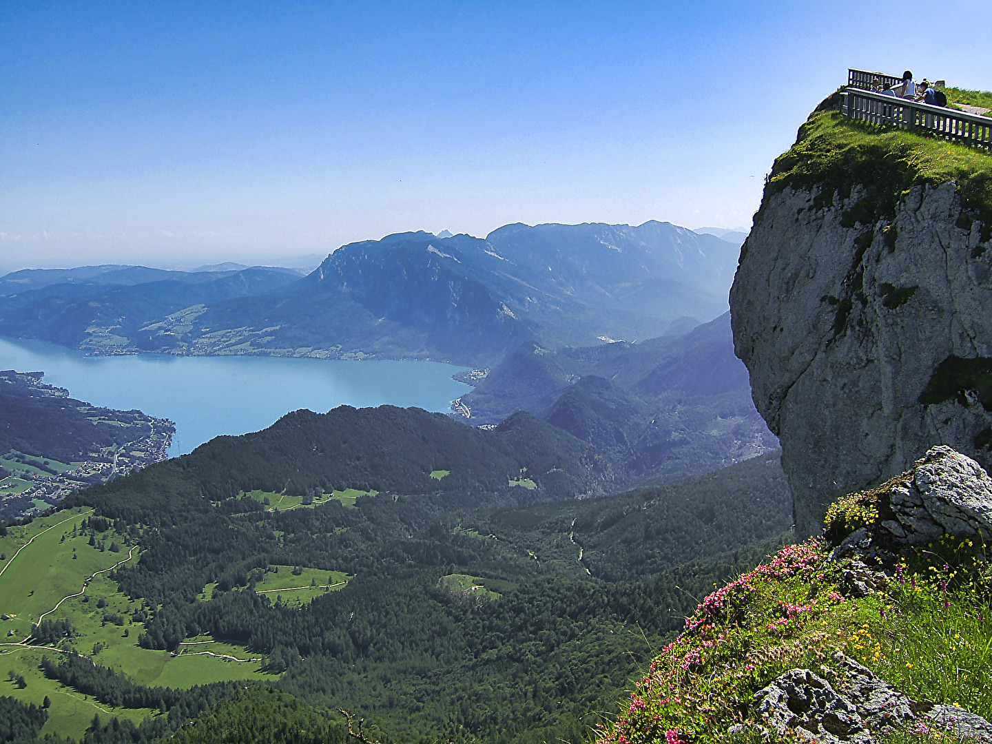 Österreich 1 Blick vom Schafberg