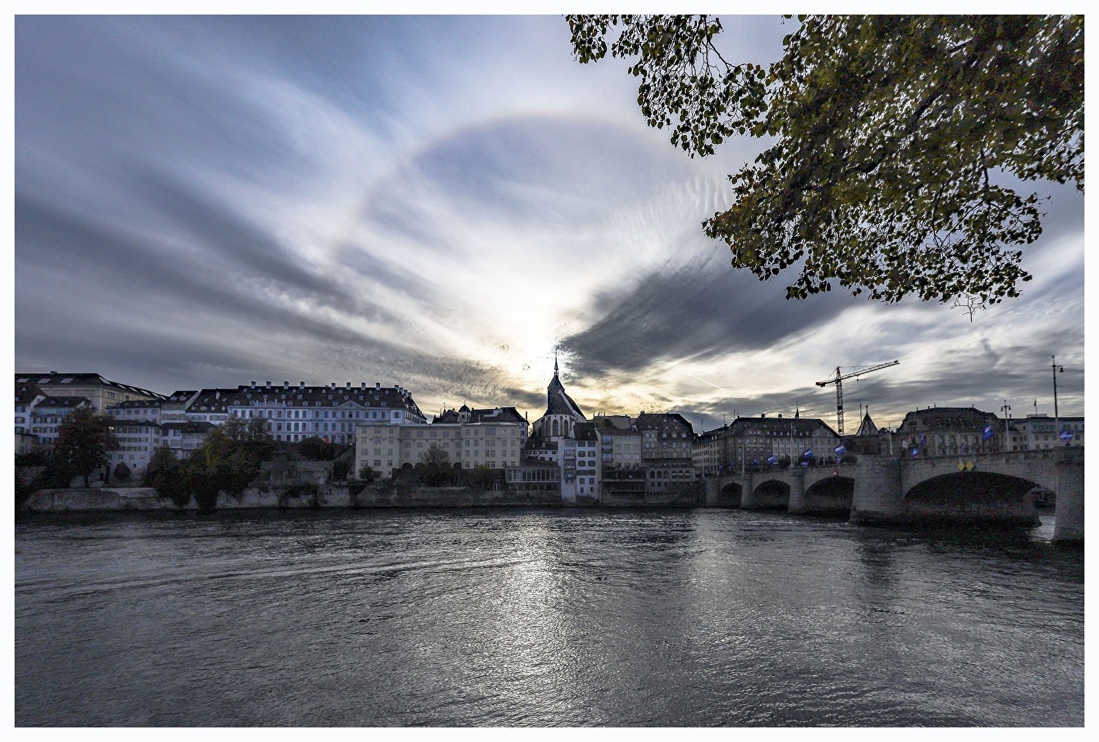 Sonnenhalo über Basel