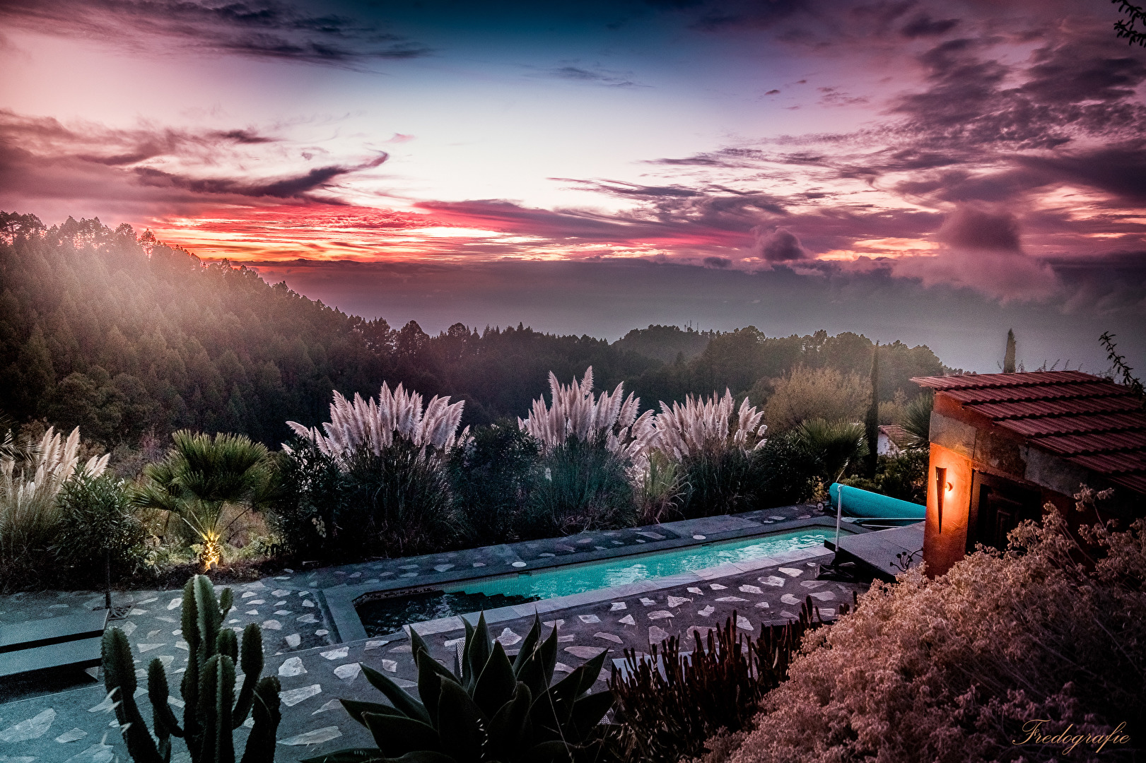 Sonnenuntergang auf La Palma