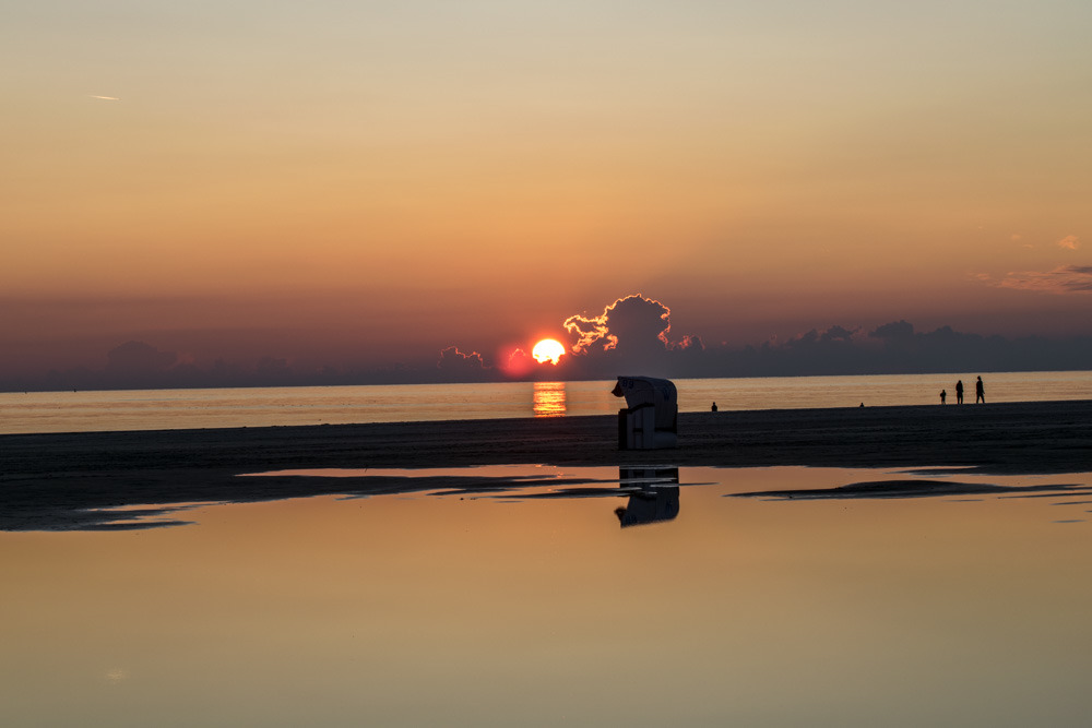 Sonnenuntergang auf Amrum