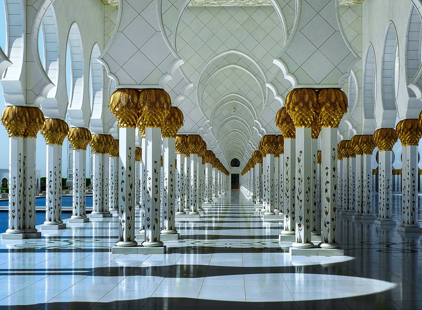 Scheich Sayed Moschee in Abu Dhabi,