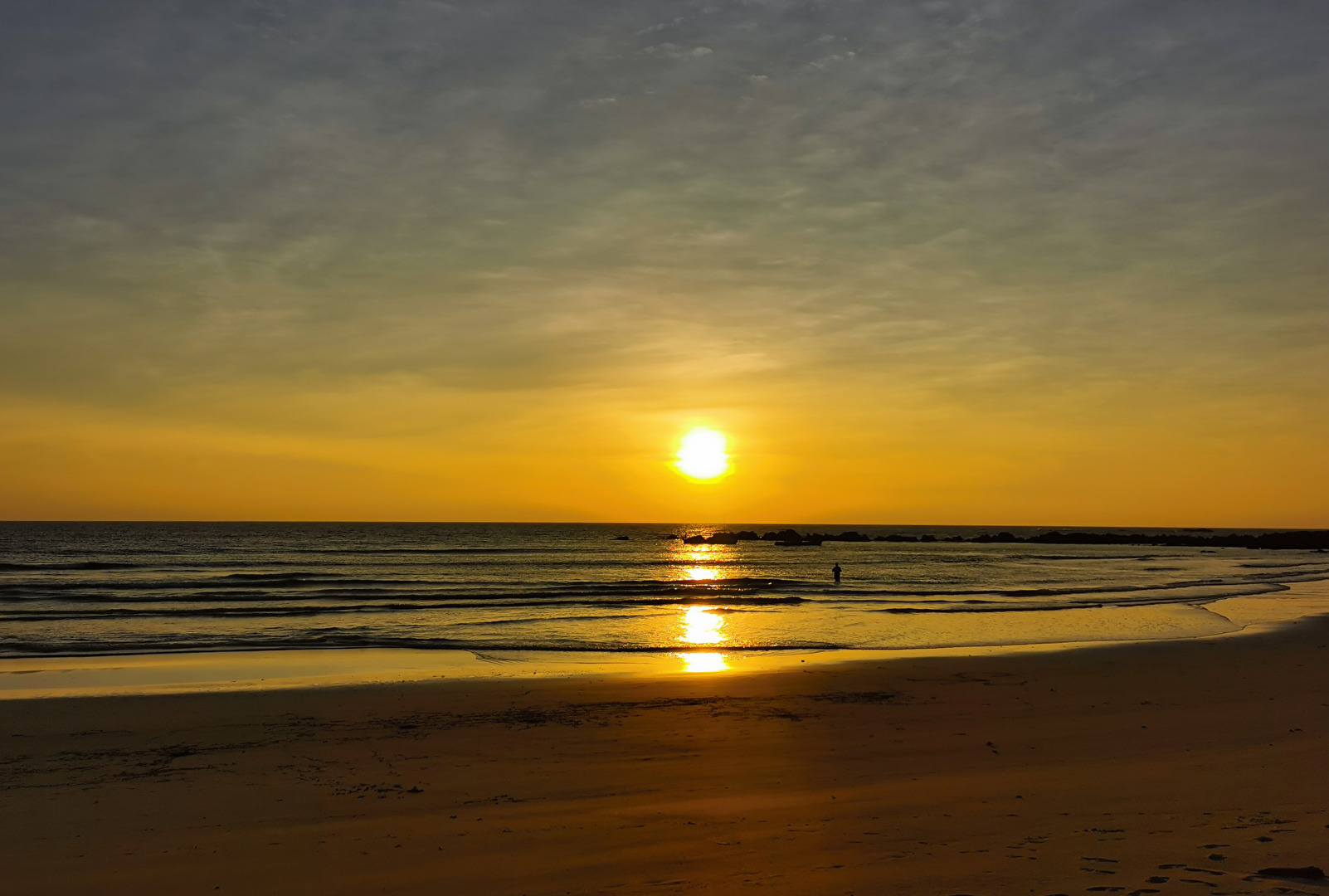 Sonnenuntergang in Myanmar