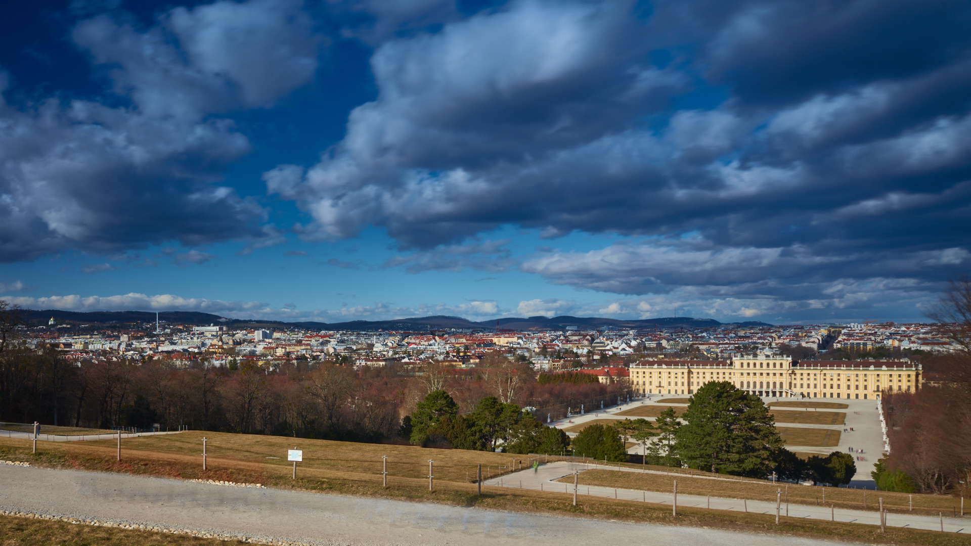 Blick von Schönbrunn Richtung Penzing