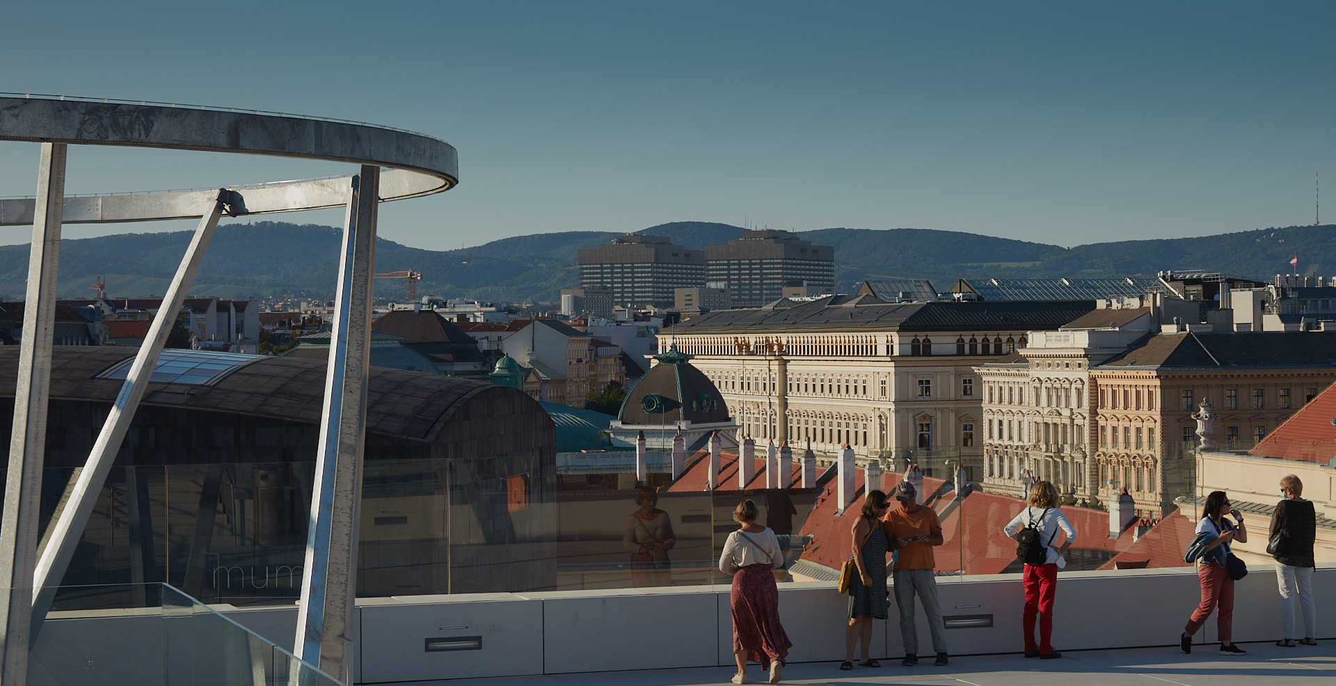 Ort: MQ Wien, Libelle Dachterrasse