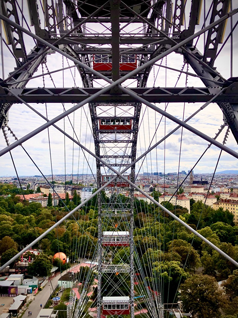 Wien, das Riesenrad einmal anders.