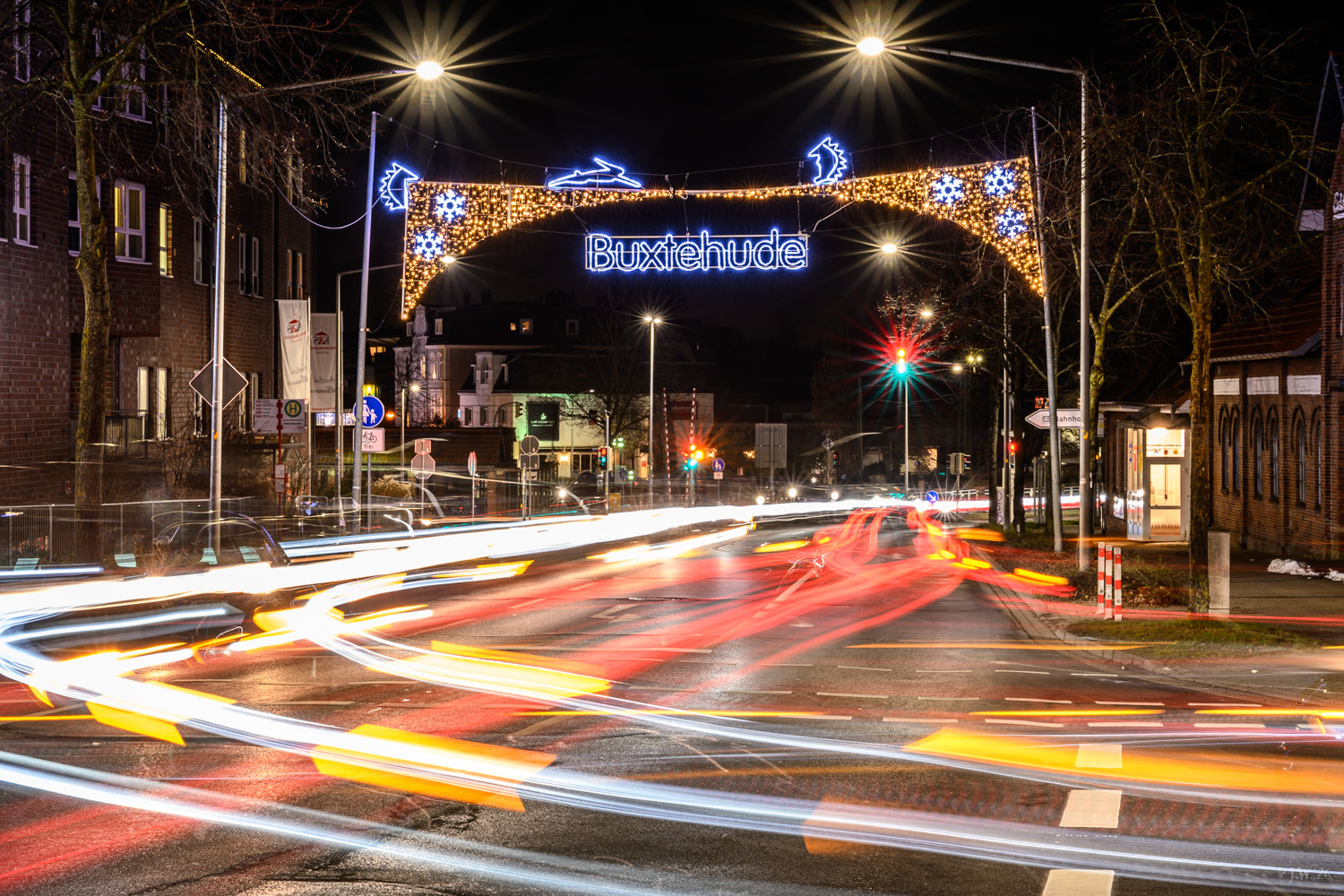 Lichterspiel in der Stadt