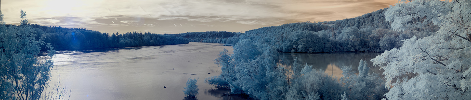 #Infrarot - Rheinpanorama