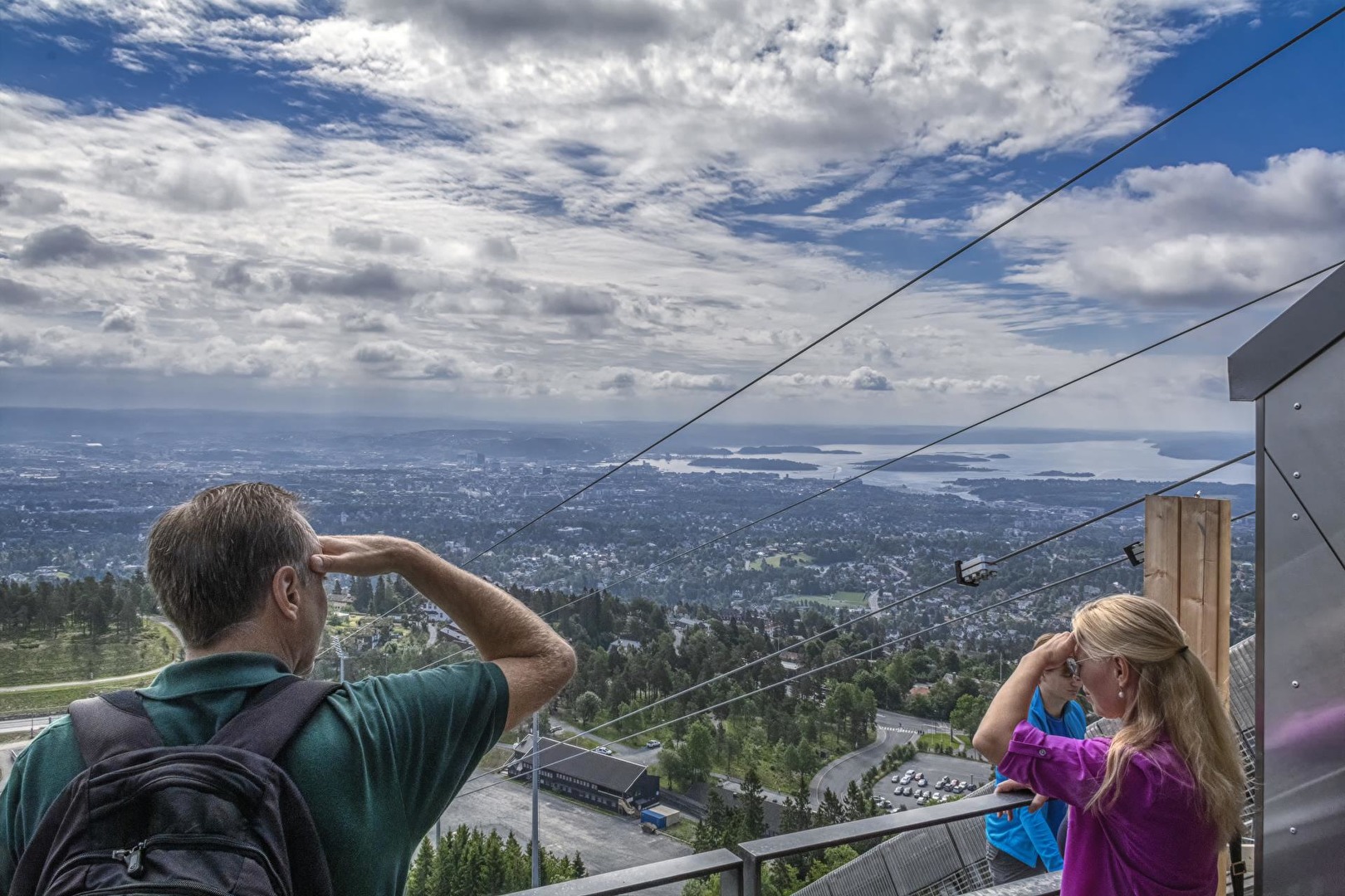 Blick über Oslo