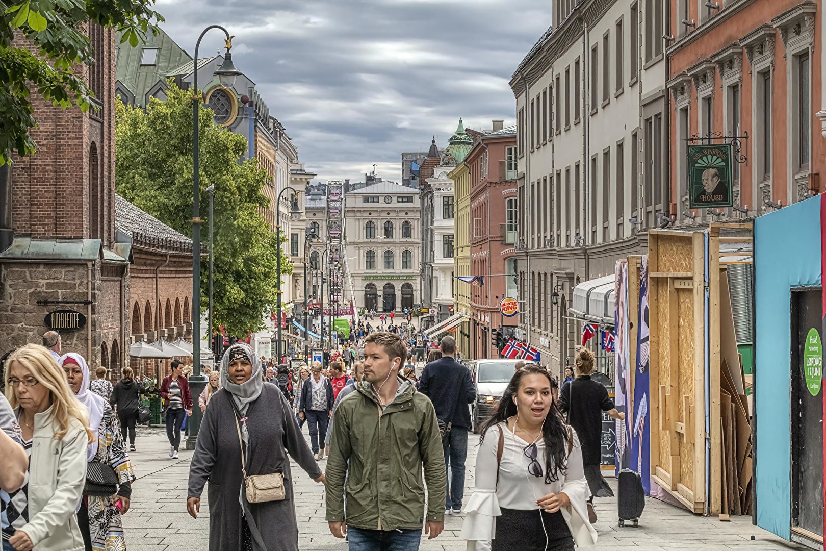 In den Straßen von Oslo