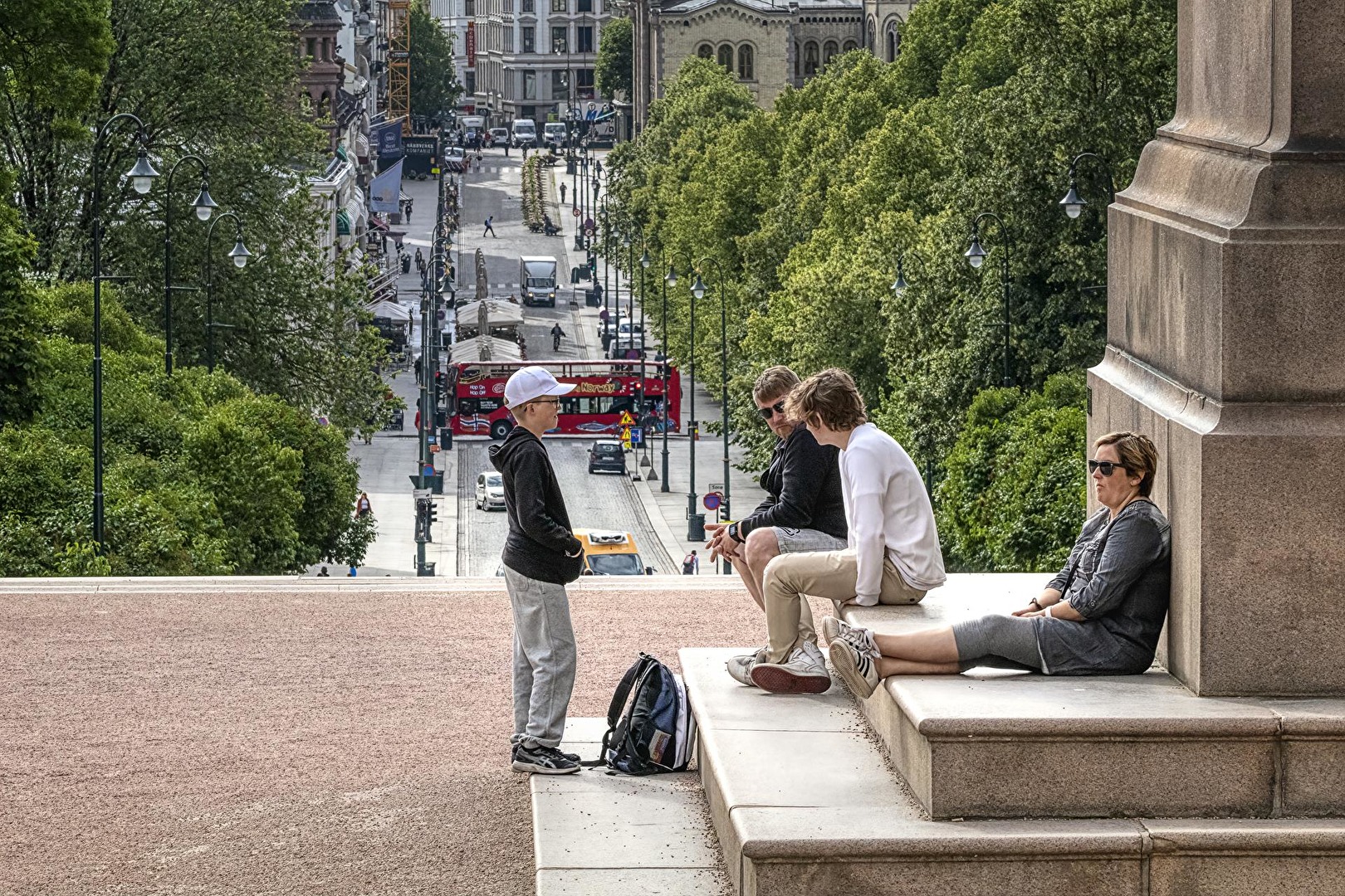 In den Straßen von Oslo