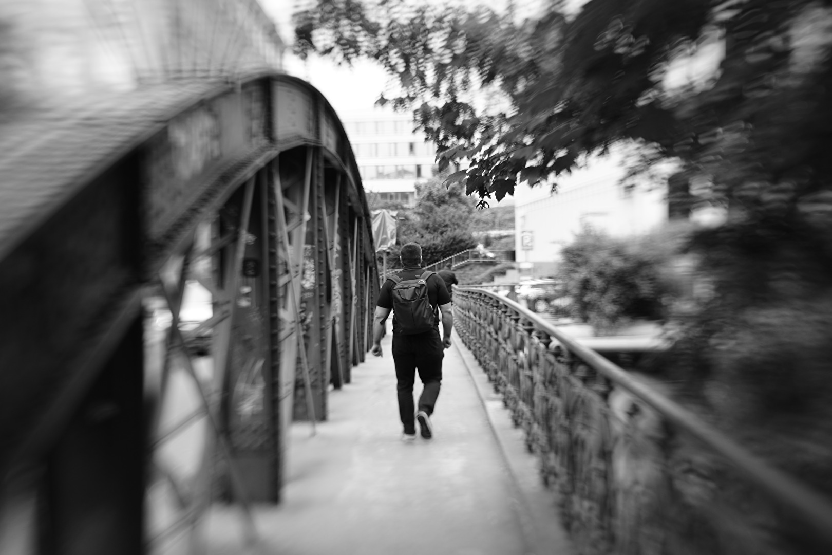 Man on the bridge