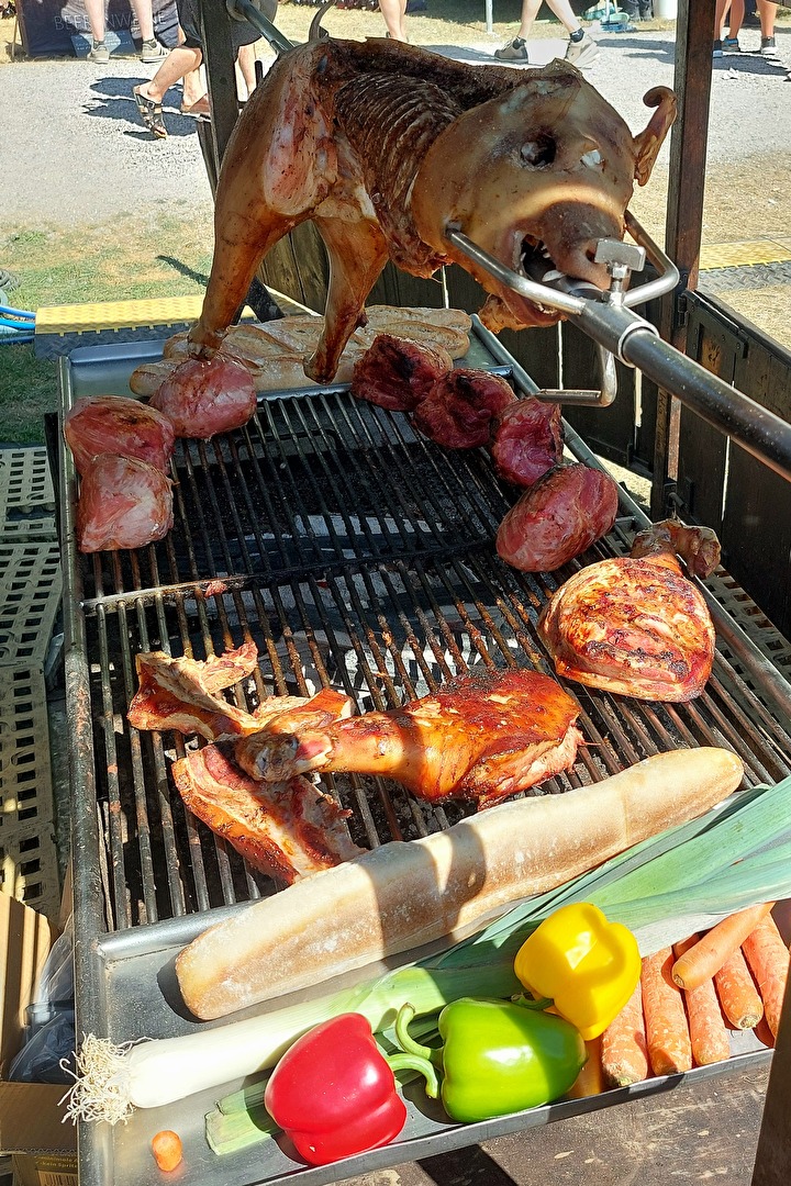 Da hab` ich Schwein gehabt...saulecker
