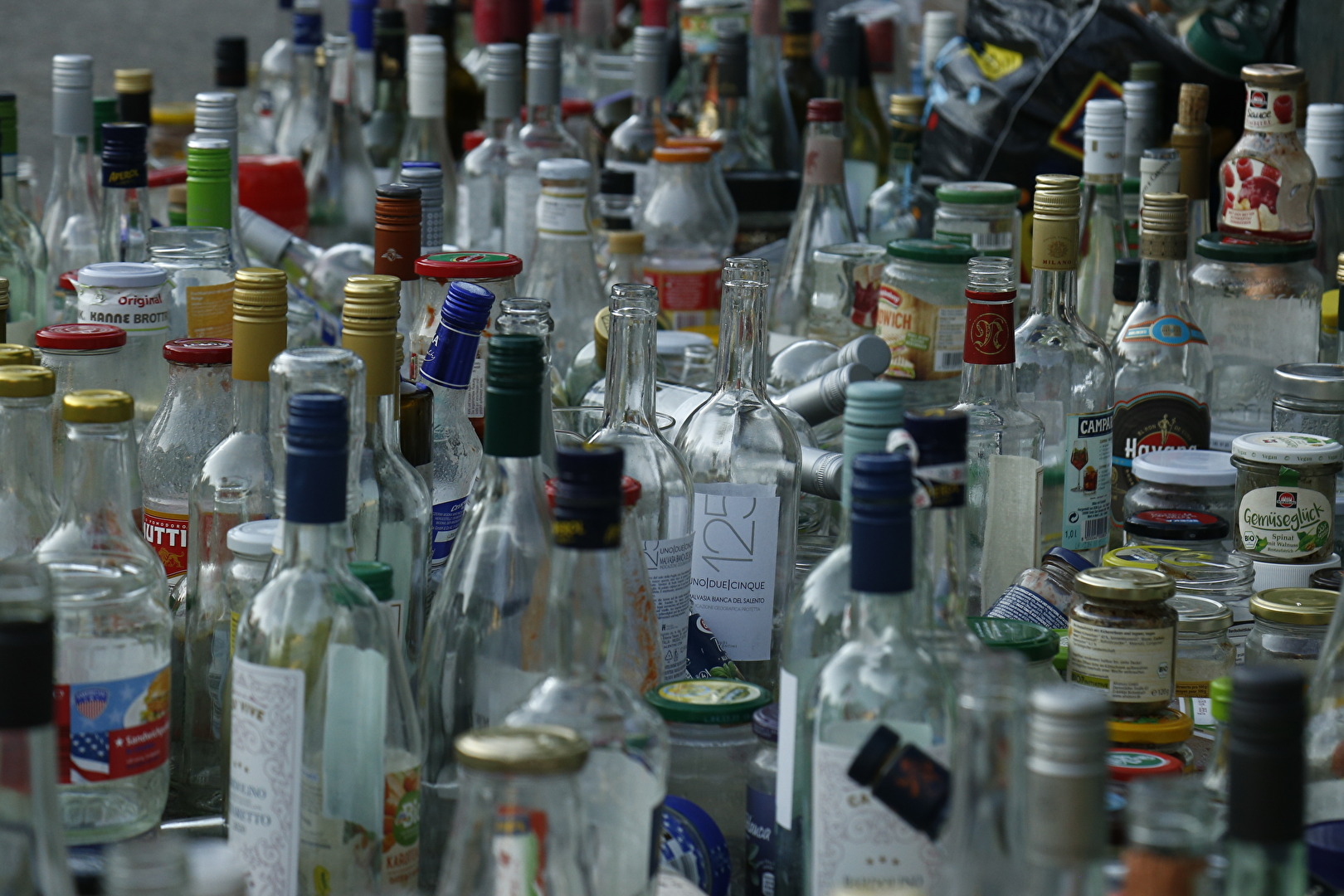 Flasche leer