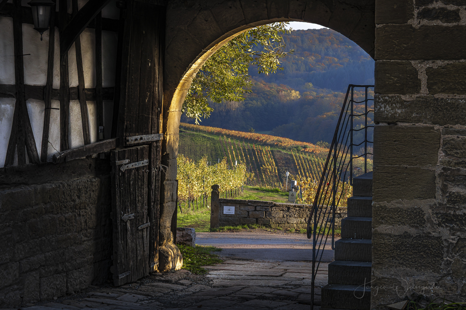 Gerahmter Herbst