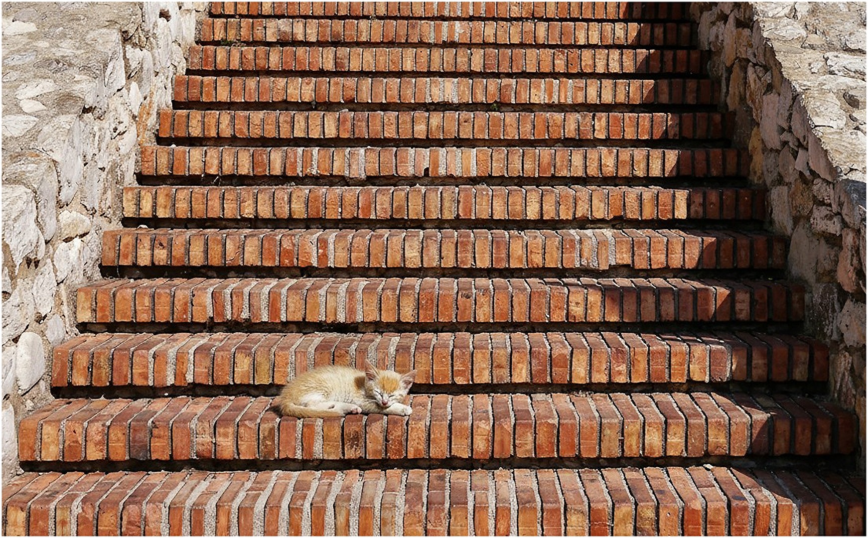 Mein Platz auf der Treppe