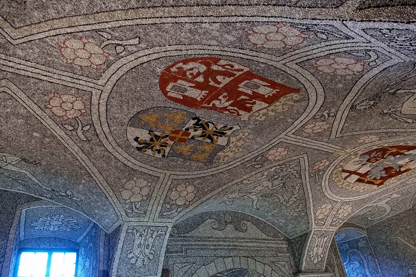 Coat of arms on the ceiling