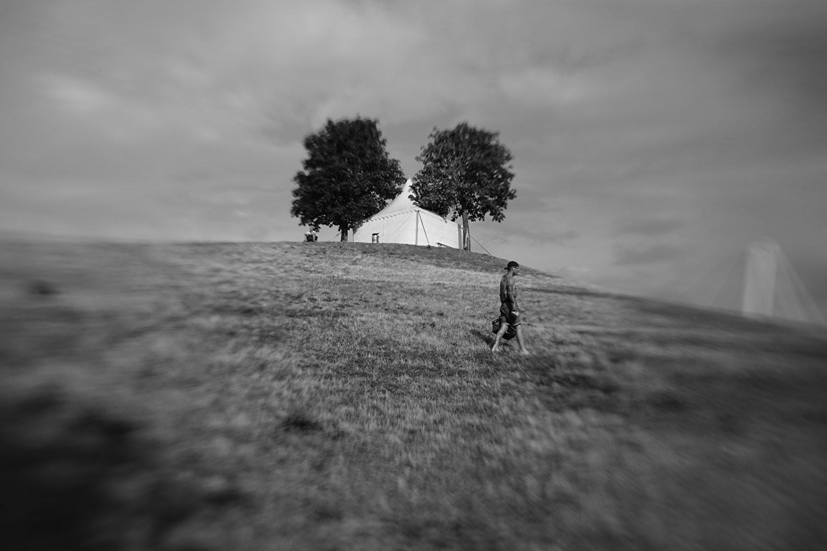 Man in the hills
