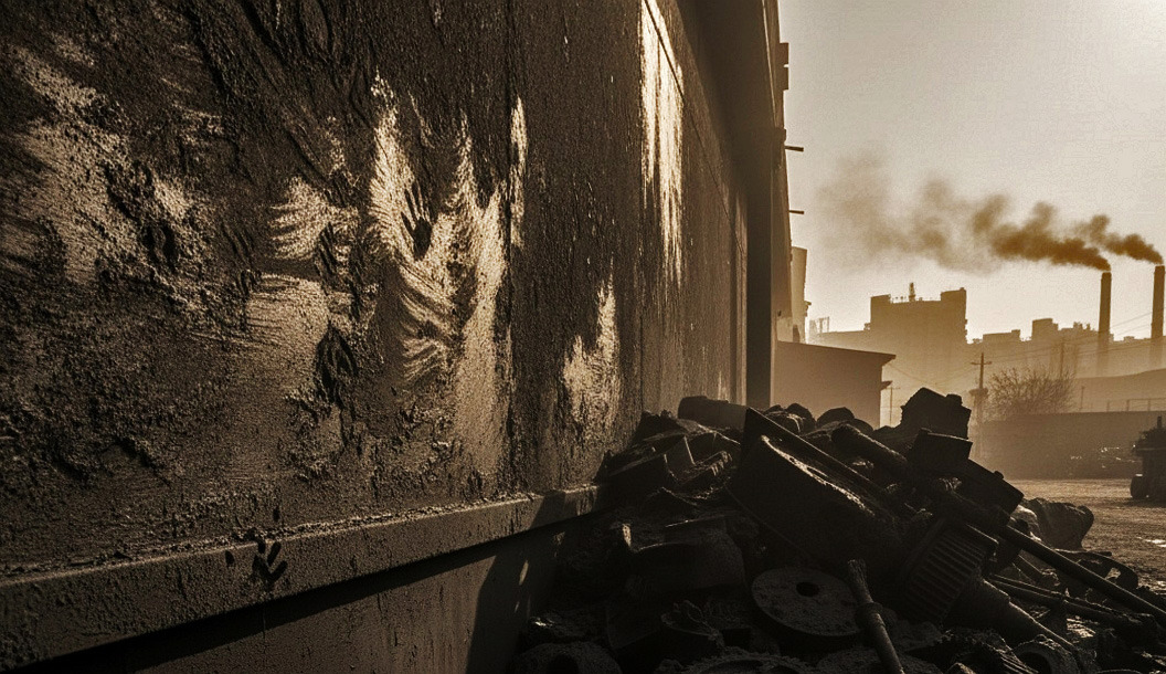 noch mal, so war es mit dem Ruß...