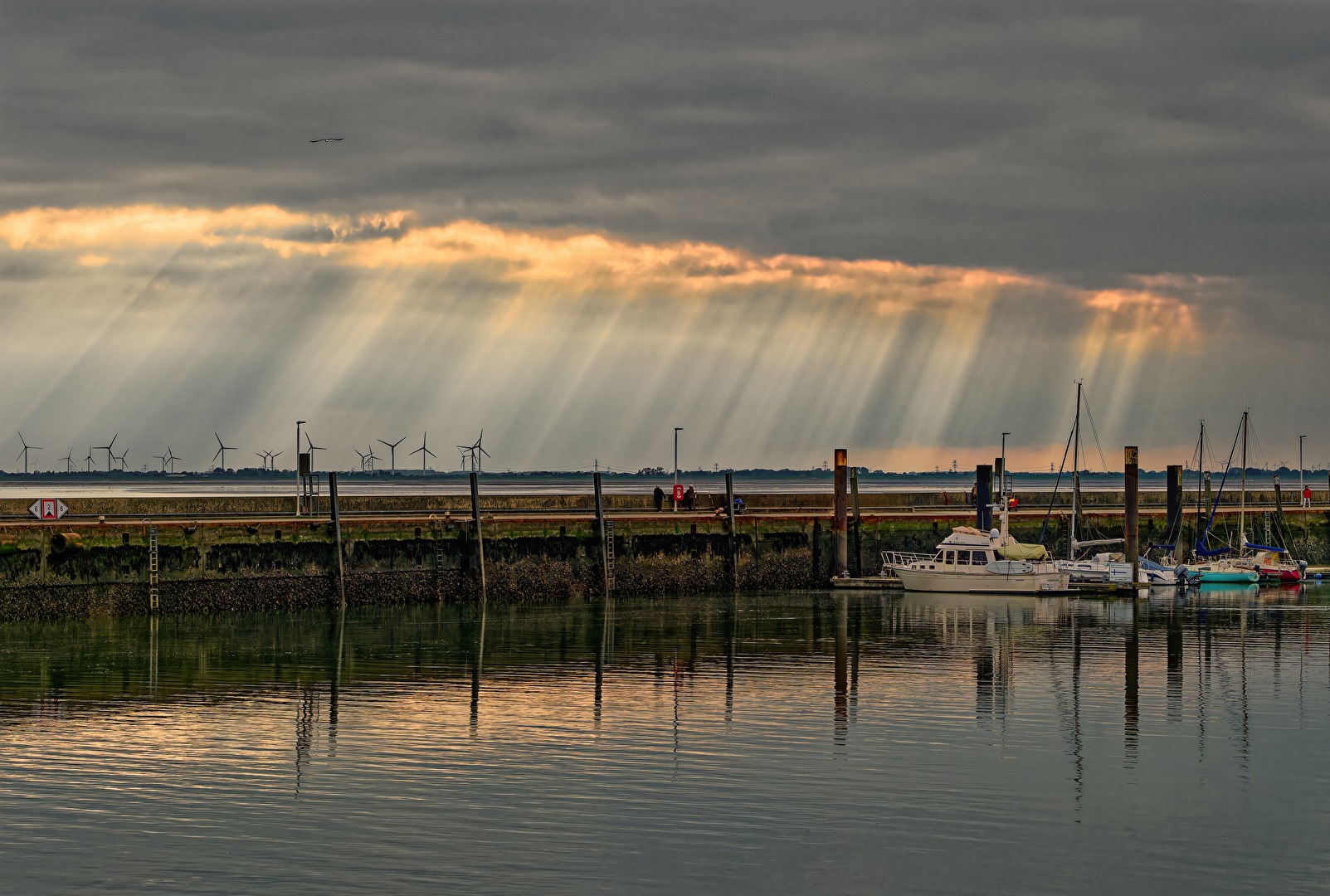 Sundowner im Nassau-Hafen-Wilhelmshaven