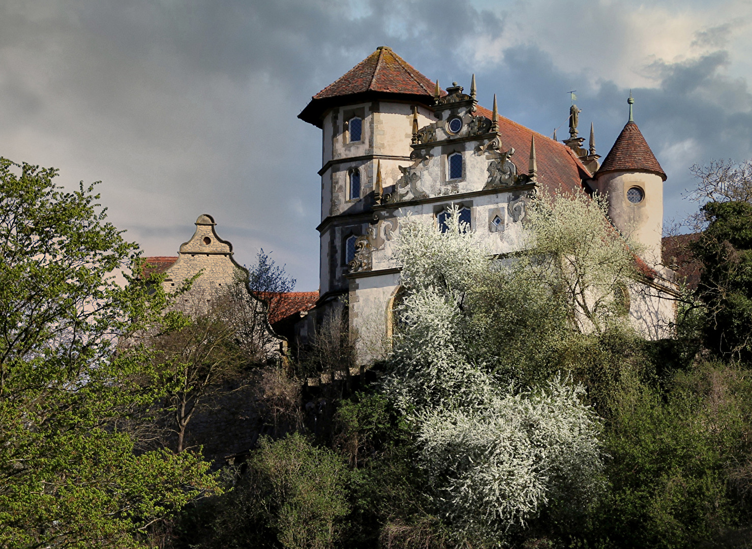 Frühling Schloß Liebenstein