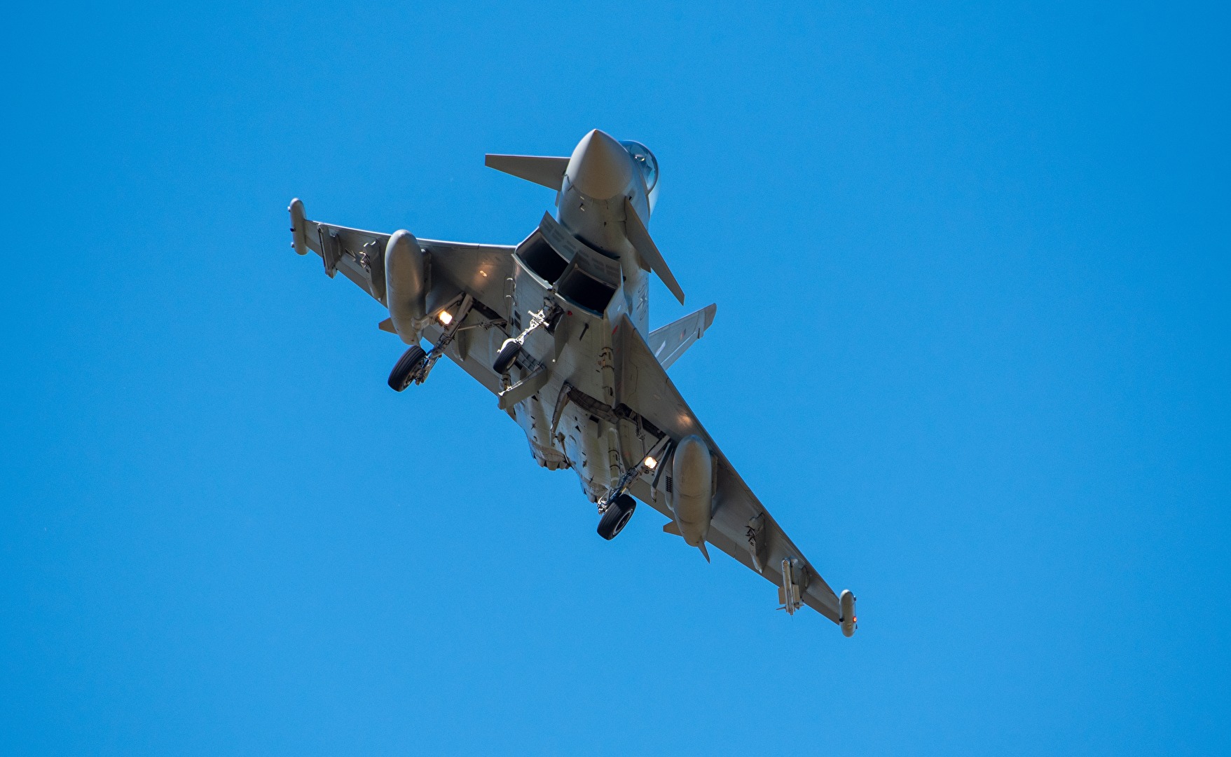 Eurofighter bei der Landung