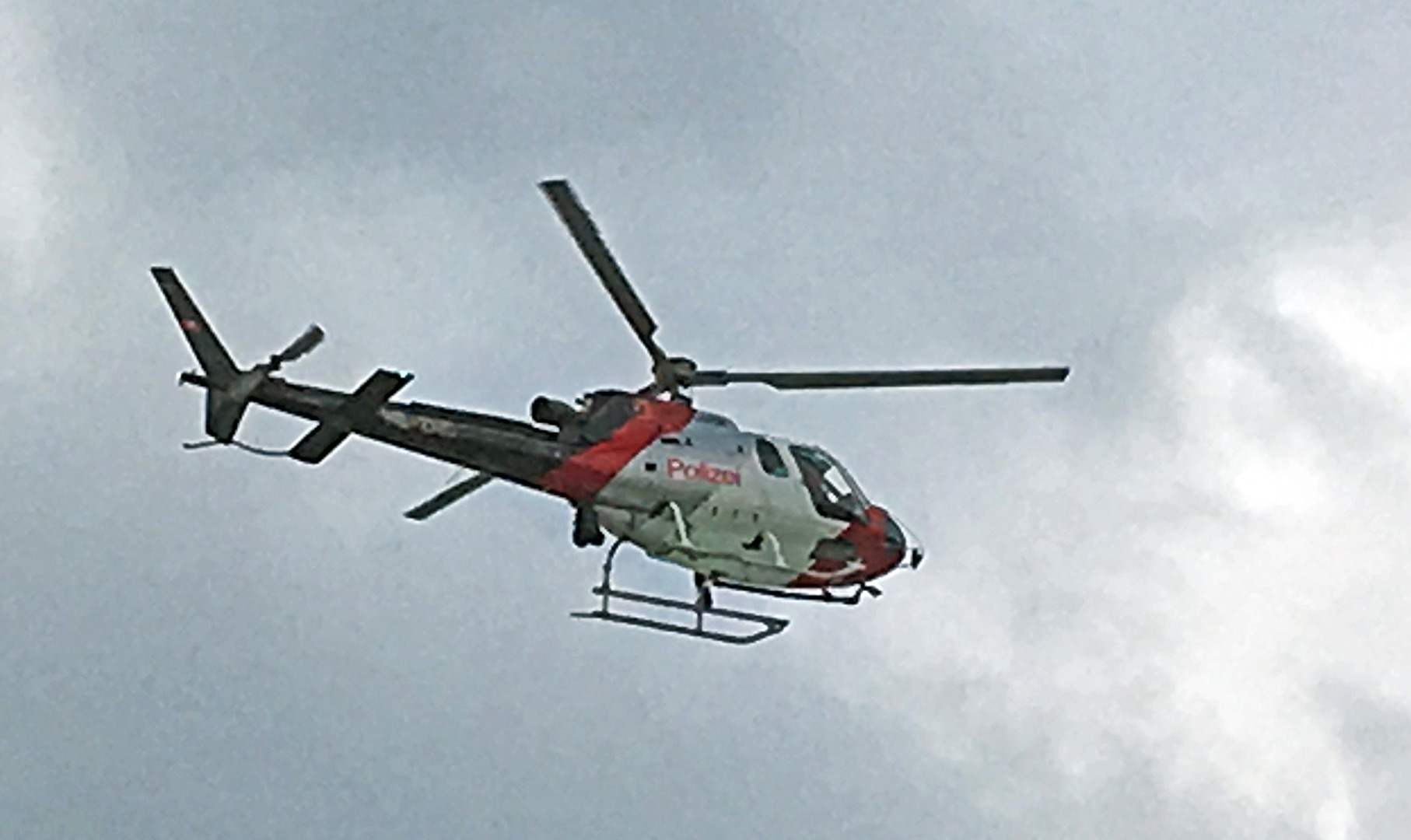 Flugmoment     Schweizer Polizeihubschrauber