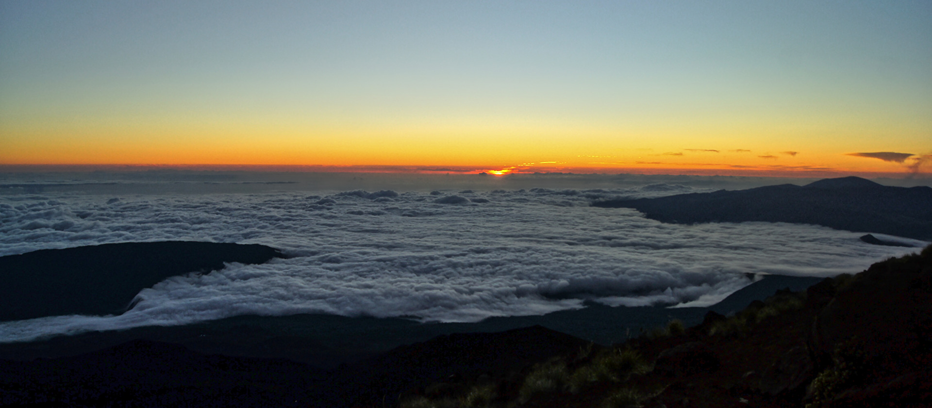 Sonne - Sonnenaufgang auf dem Pitôn des Neiges