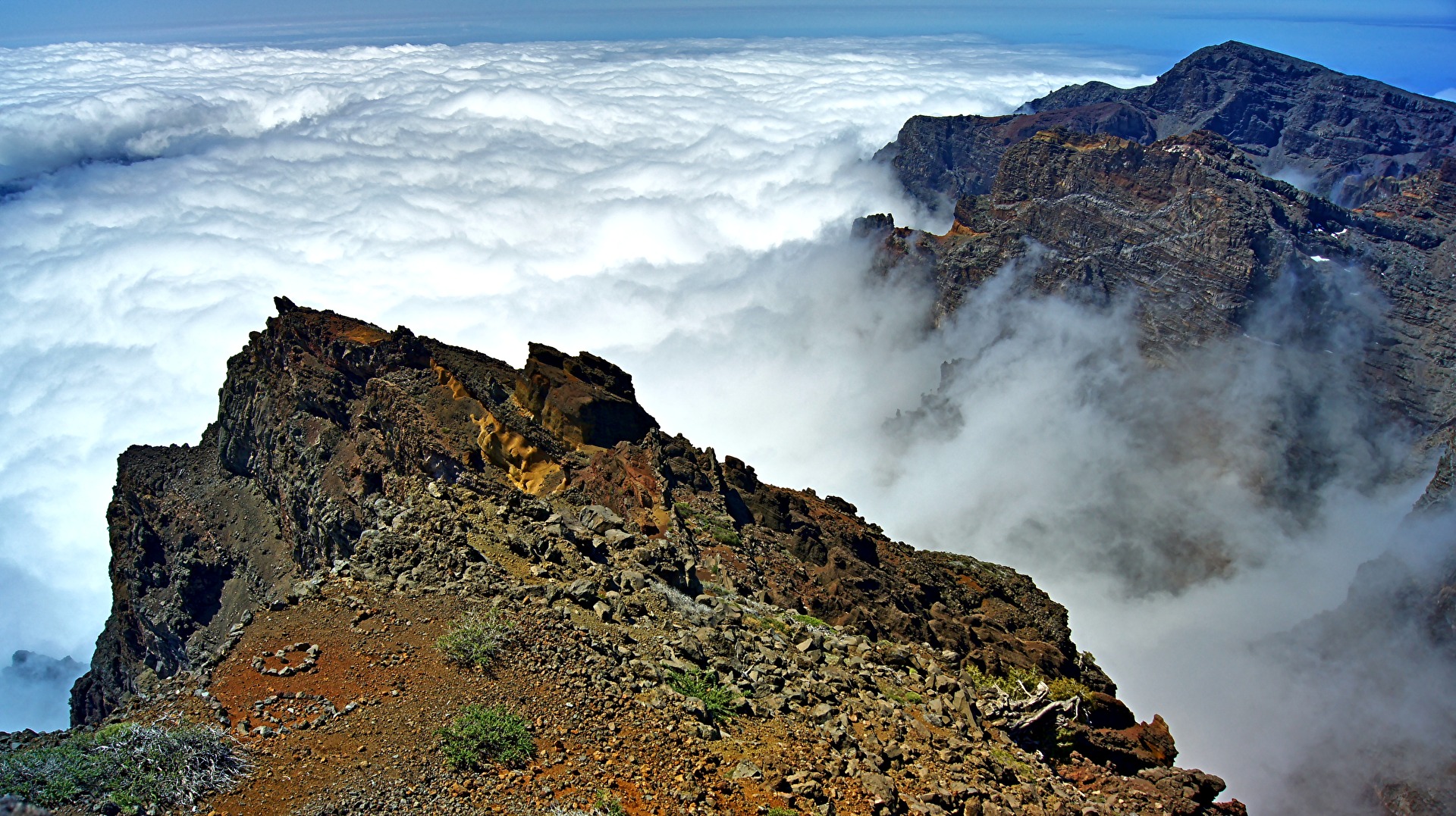 #Wolkenspiel - in der Caldera de Taburiente