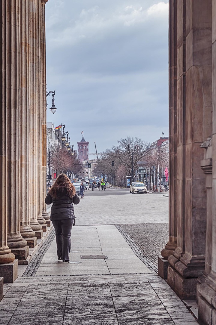 In den Straßen von Berlin