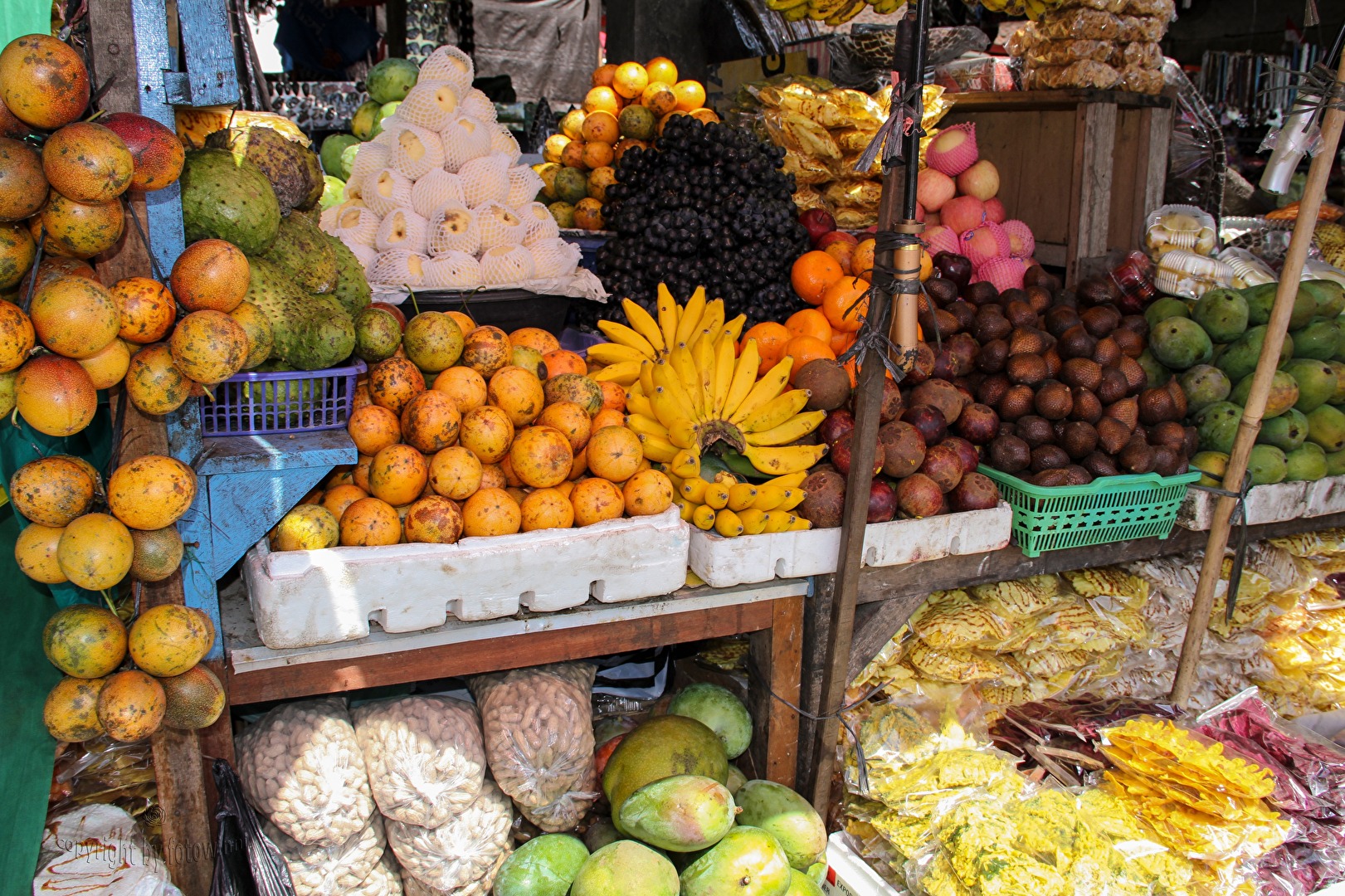 Bali - Obstmarkt in Bedugul (am Bratansee)