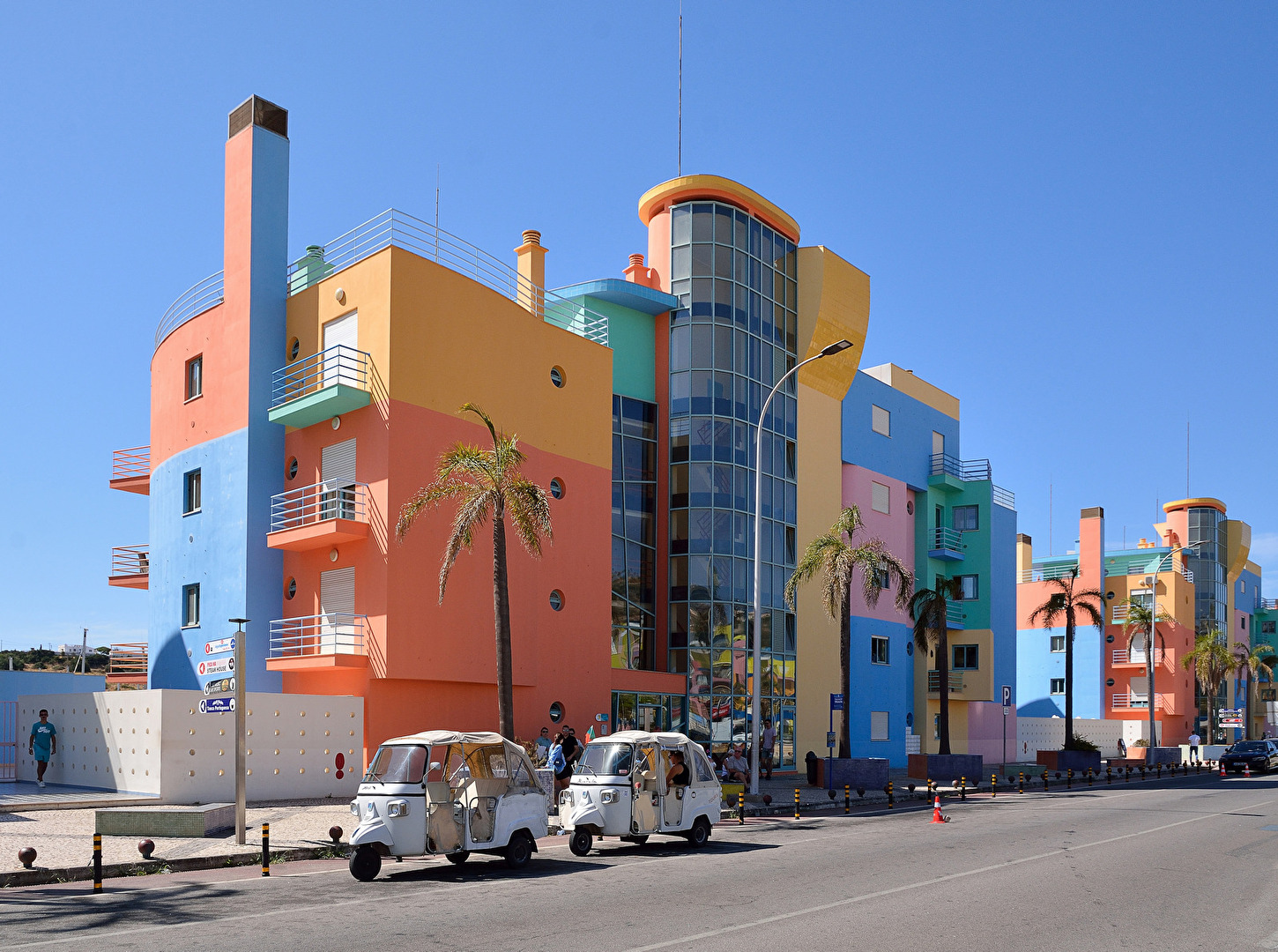 Albufeira in Pastell