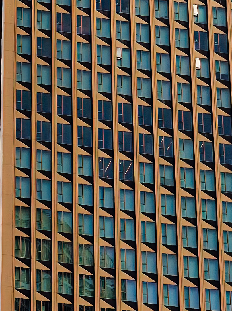 Hochhaus-Detailansicht