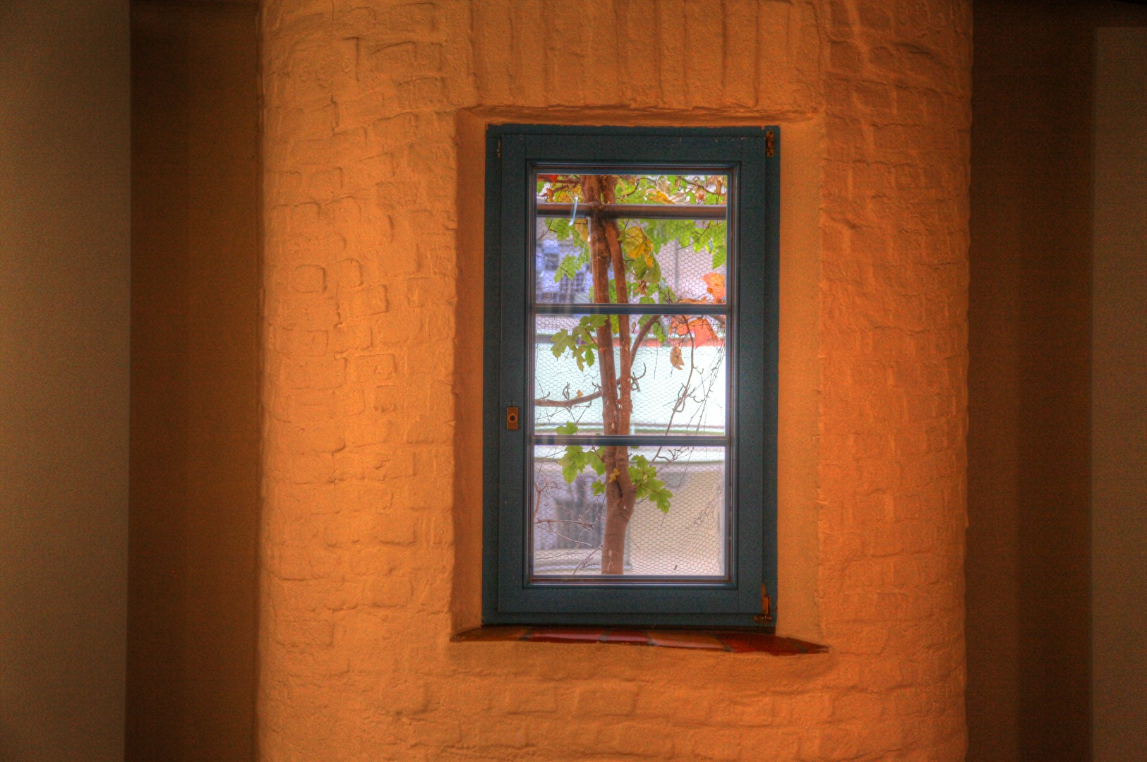 Fenster zu Herbst