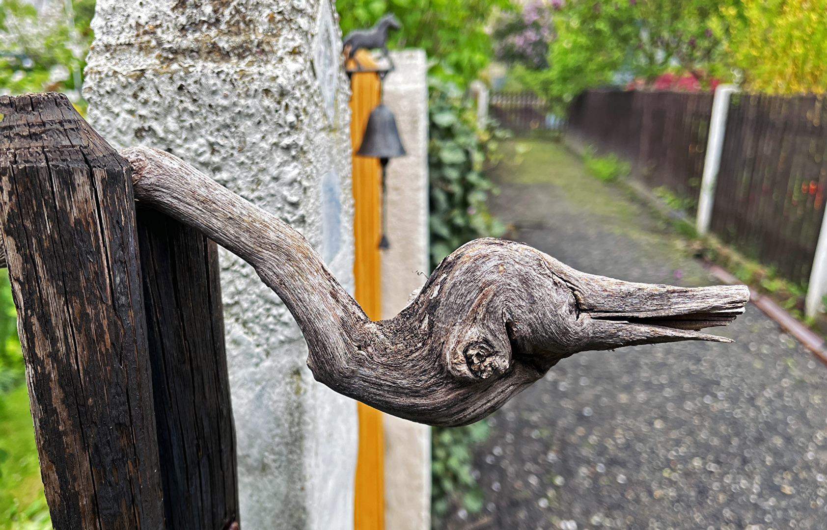 Bewacher der Gartentür