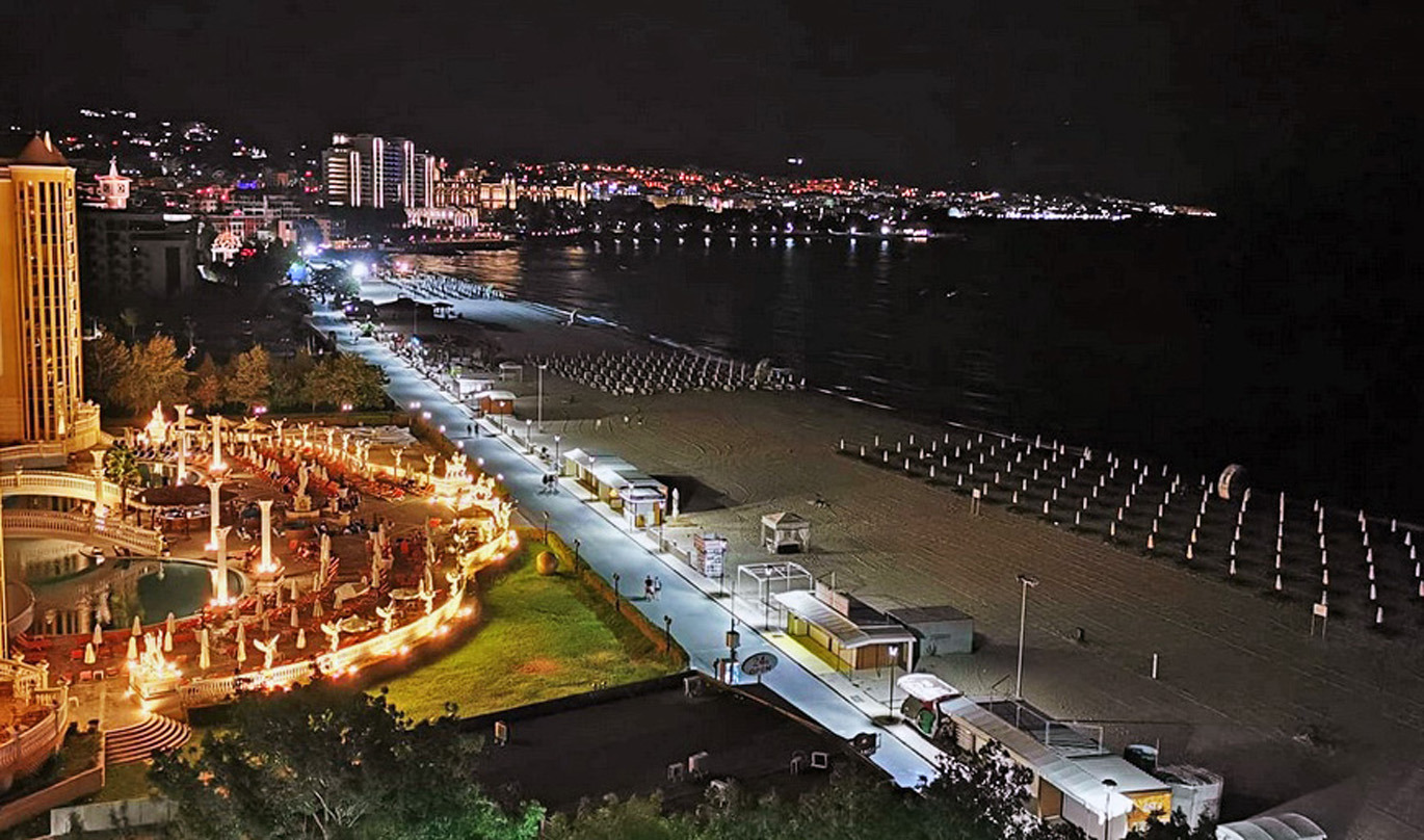 Sonnenstrand (ohne Sonne) in Bulgarien