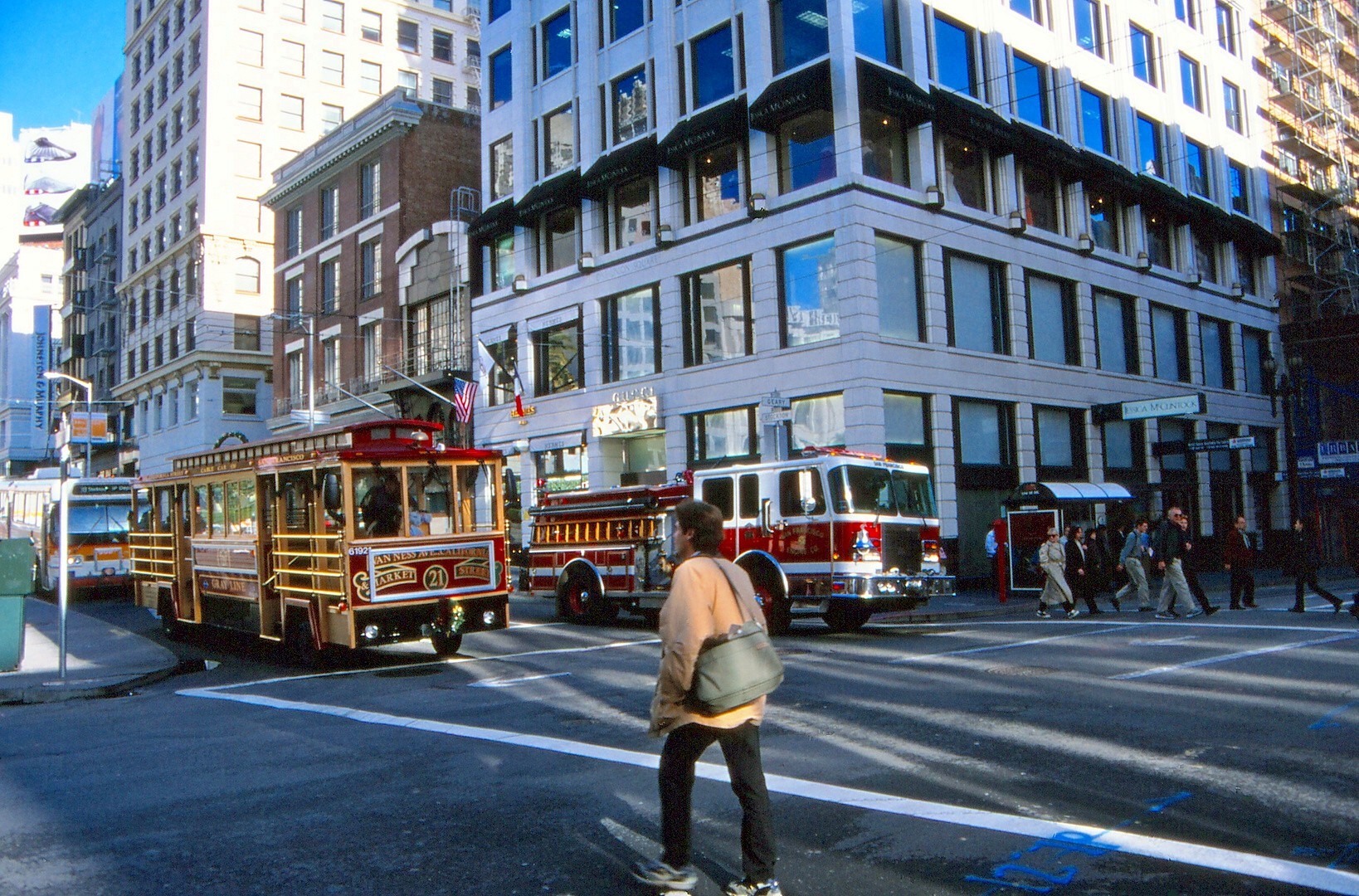 ... in den Strassen von San Francisco ...