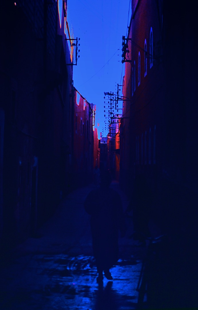 Marrakech in der blauen Stunde