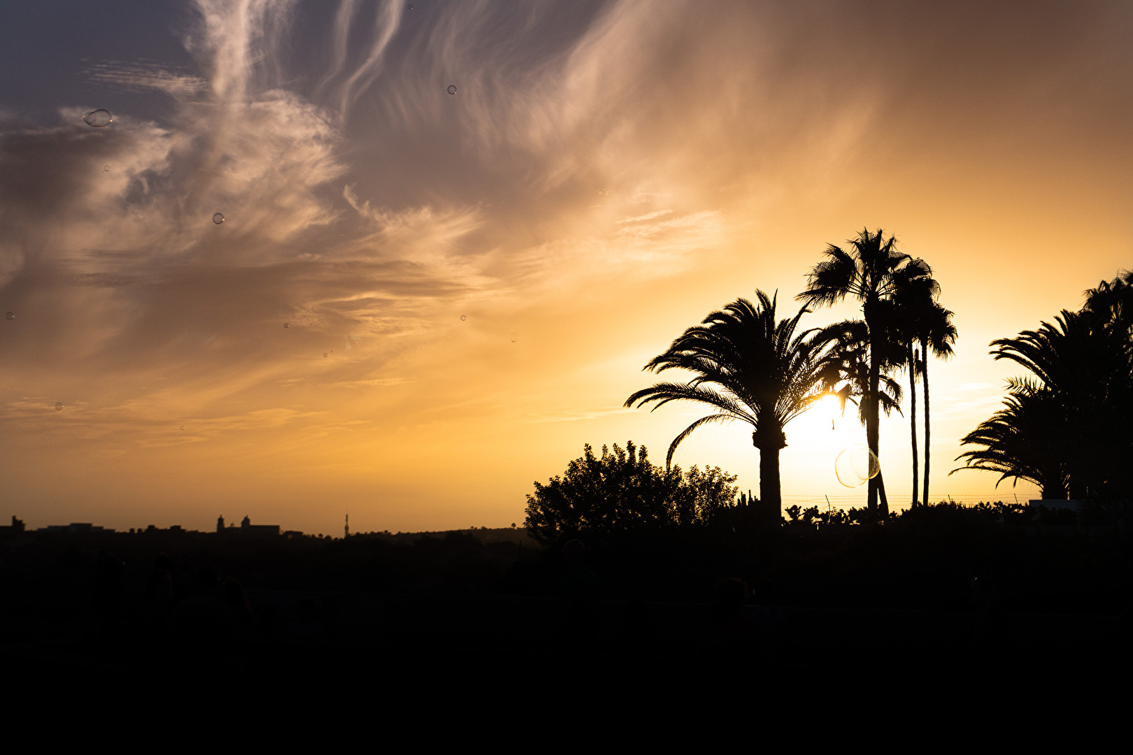 Sonnenuntergang in der Wüste