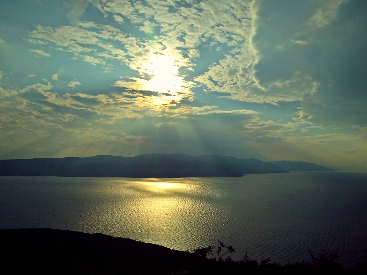 Morgen nach dem Gewitter