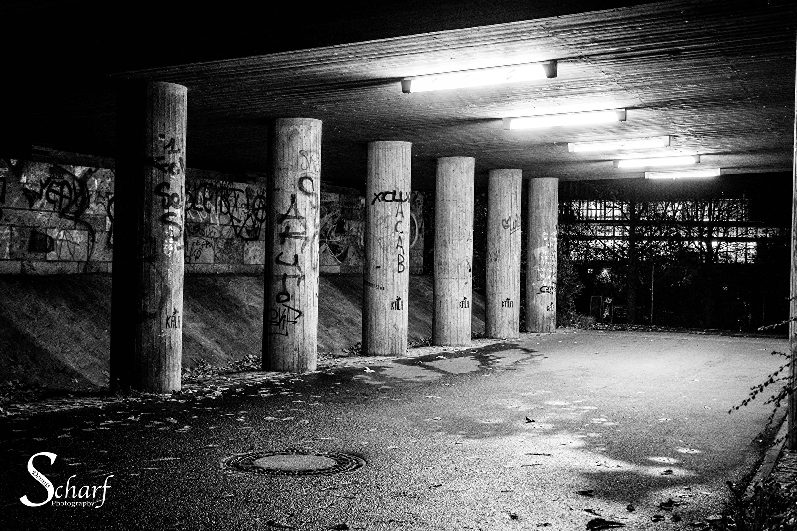 Graffiti unter der Brücke