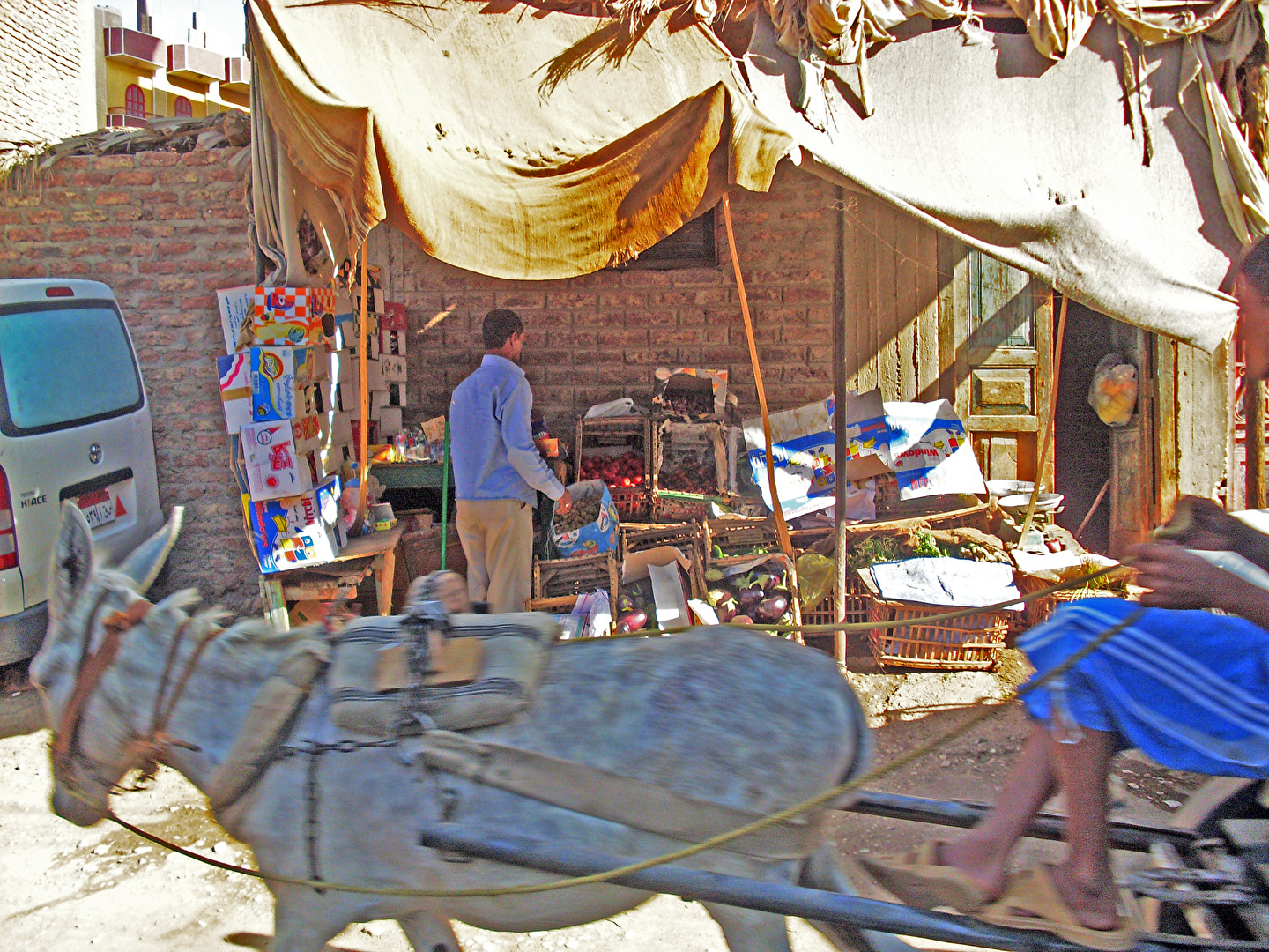 Streetfotografie in Assuan-Ägypten