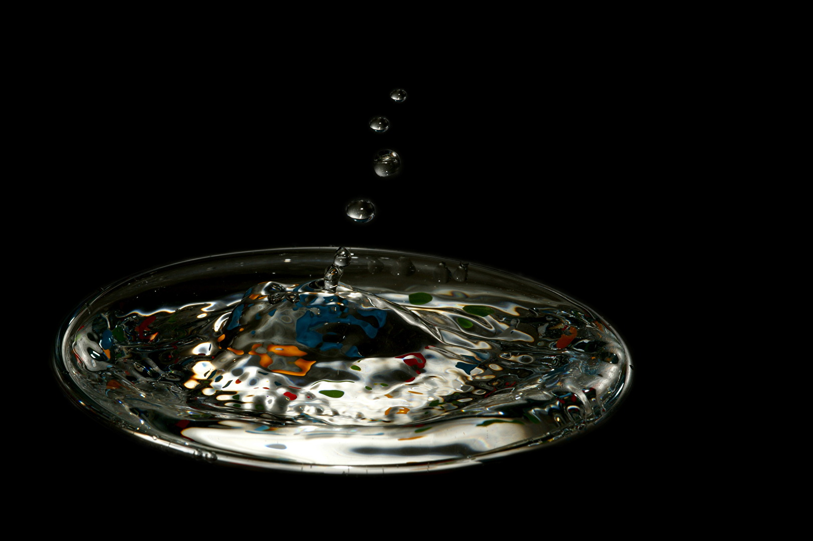 Eine Scheibe Quellwasser