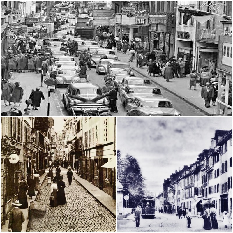 Das frühere  Leben in der Stadt